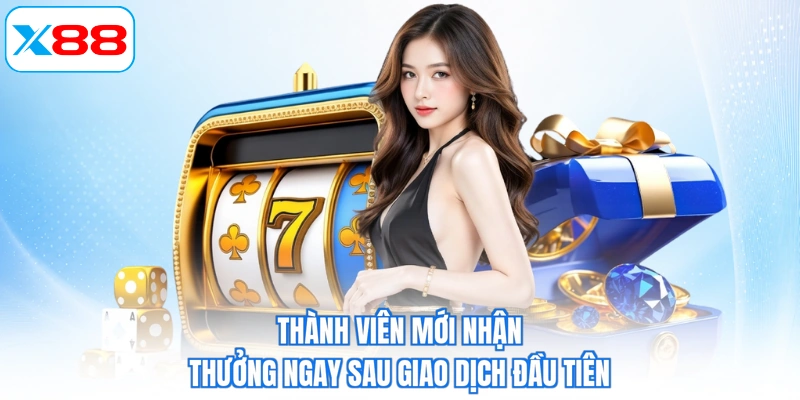 Thành viên mới nhận thưởng ngay sau giao dịch đầu tiên